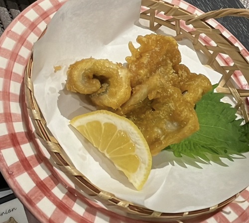 特大アナゴのカレー唐揚げ
