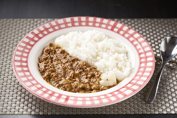 ナスと挽肉のスパイシーカレー